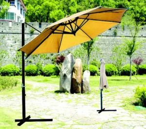 3m Hanging Umbrella Patio Parasol Alu. Powder Coated