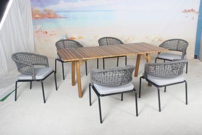 Hotel Outdoor Furniture Garden Patio Dining Table Chairs Set
