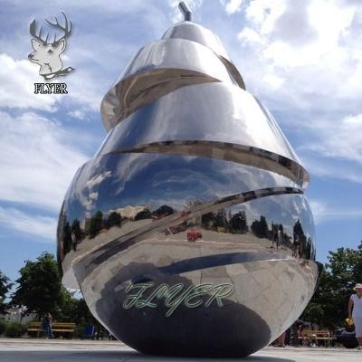 Large Garden Stainless Steel Sculpture Mirror Polishing Art Decoration