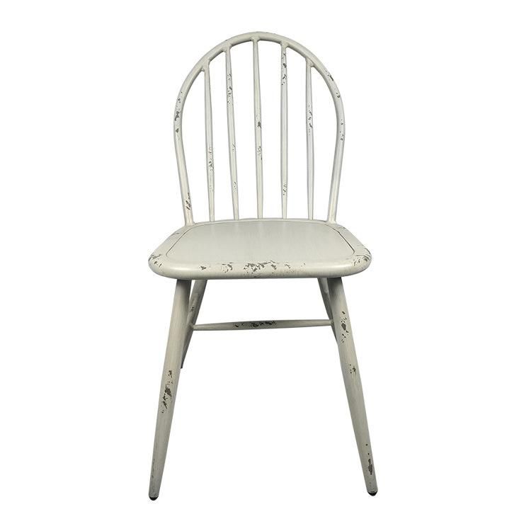 Ivory Color Weather Resistant Outdoor Restaurant Garden Luxury Royal Wedding Chair