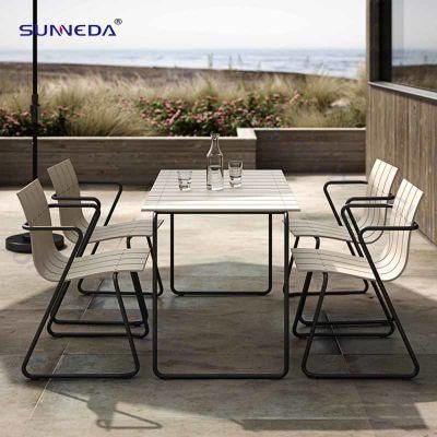 Patio Simplify Stylish Meeting Gathering Dining Restaurant Canteen Chair Set