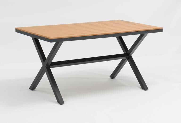 Garden Furniture Aluminum Poly Wood Table