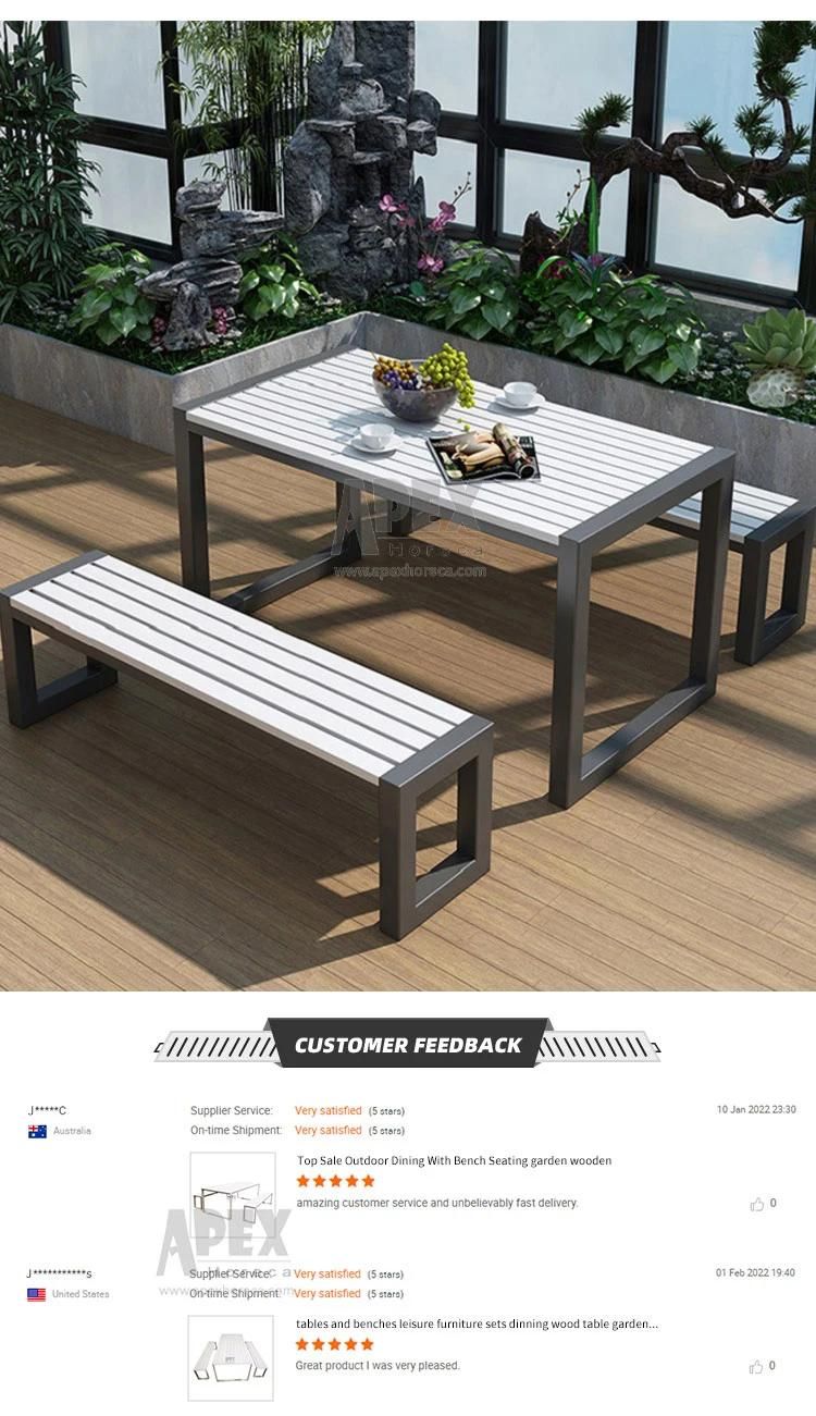 Outdoor Garden Set Luxury Couture Jardin Picnic Table Bench Chair