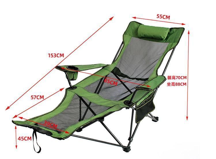 Steel Pipe 600d Fabric Portable and Stowable Folding Party Chairs Camping Outdoor Chairs Folding Outdoor with Carry Bag