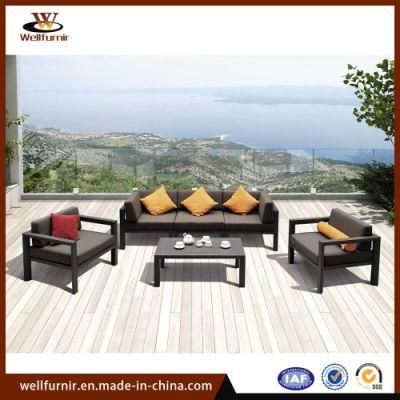 2018 Well Furnir Outdoor Garden Sling Sofa Set with Cushion (MY-552)