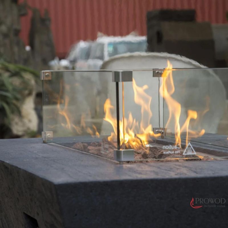 Gazebo Simple Looking Certificated CE Approved Fire Table Gas Fire Pit