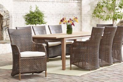 Hot Sale New Design Outdoor Rattan Dining Table Sets (WF-050035)