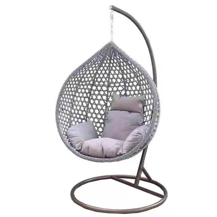 Fashion Lounge Design Hanging Outdoor PE Rattan Bird′ S Nest Swing Chair