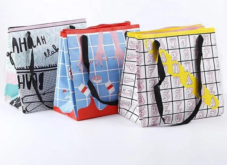 Foldable Double Function Bag Multifunctional Mat PP Woven Picnic Bag Mat