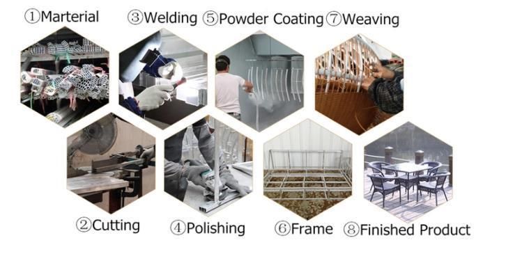 Aluminium Outdoor Furniture Factory Direct Garden Aluminum Frames for Sofa
