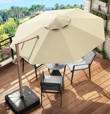 Outdoor Waterproof Bar Furniture Table Side Rectangular Patio Roma Umbrella Parasol