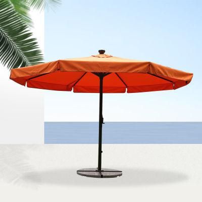 High Quality Solar Energy Autometic Aluminum Umbrella Parasol for Outdoor Garden