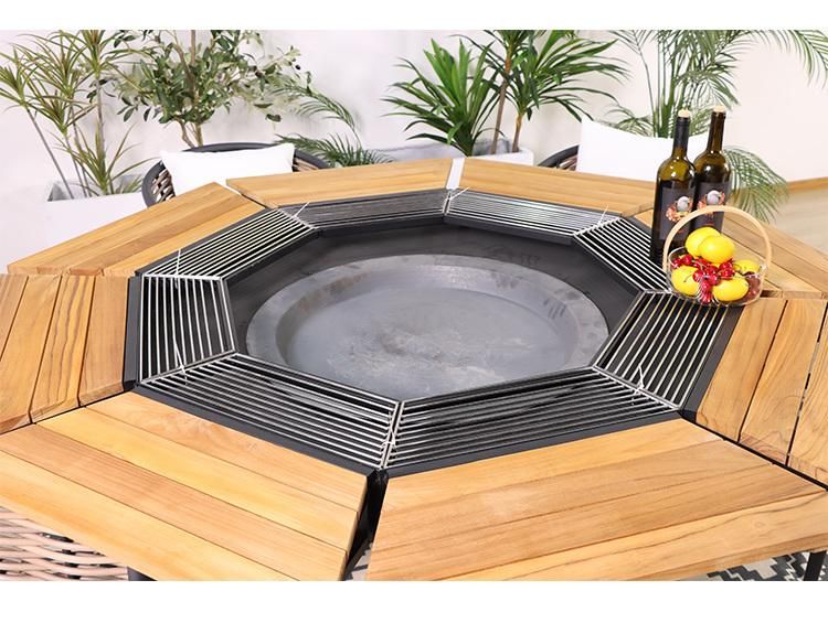 New Simple Bar Foshan Chair Rattan Garden Leisure Outdoor Dining Set Furniture