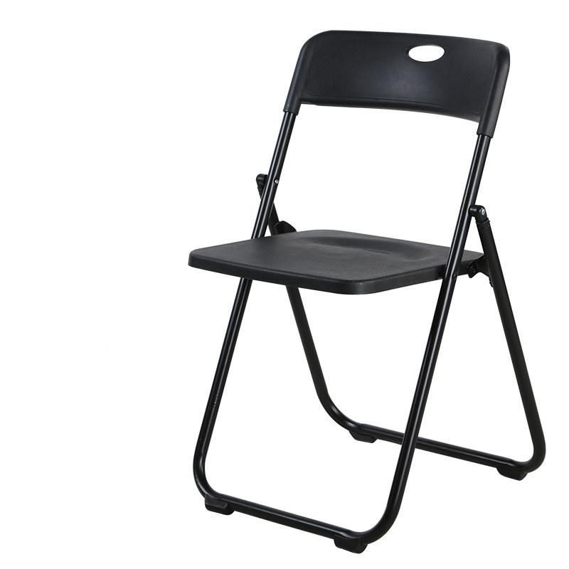 New Outside Padded Seat Metal Leg Portable Plastic Stacking Folding Chair