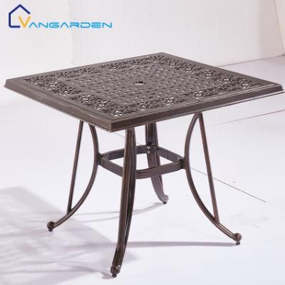 Cast Aluminum Best Metal Outdoor Furniture Table Bench Garden Table