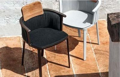New Style Modern Design Cane Hotel Outdoor Furniture Wicker Seating Set Patio Rattan Home Garden Furniture Villa Rope Lounge Chair
