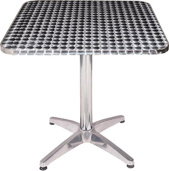 Rectangle Stainless Steel Outdoor Furniture Table