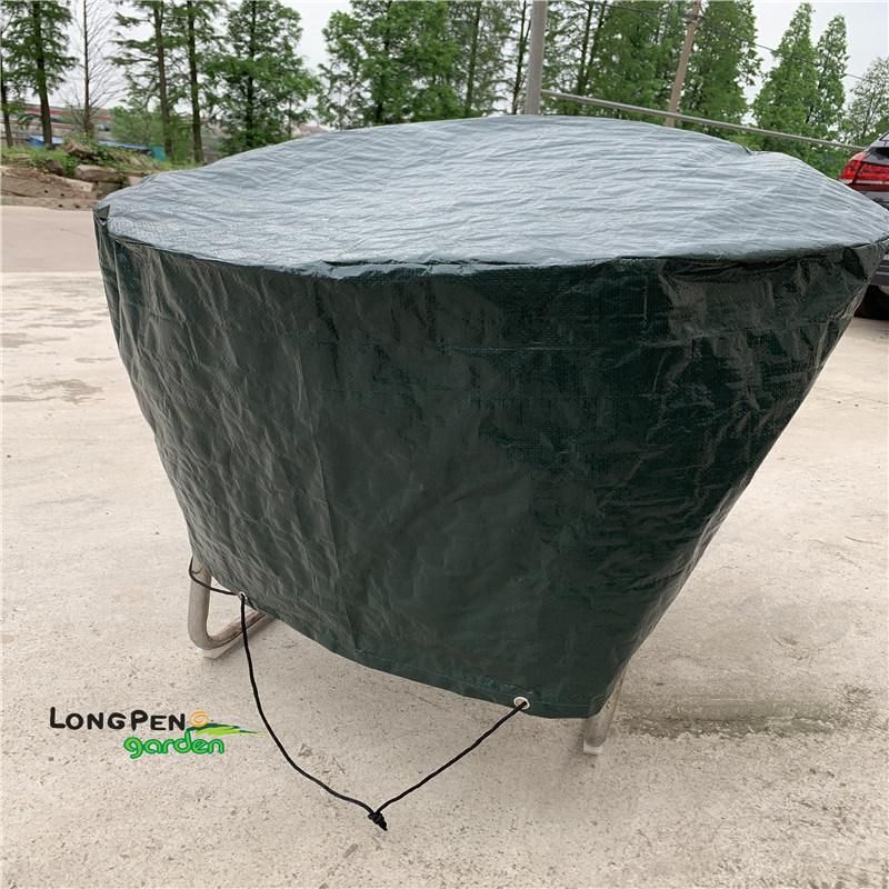 PE Waterproof Outdoor Furniture Cover Round Shape
