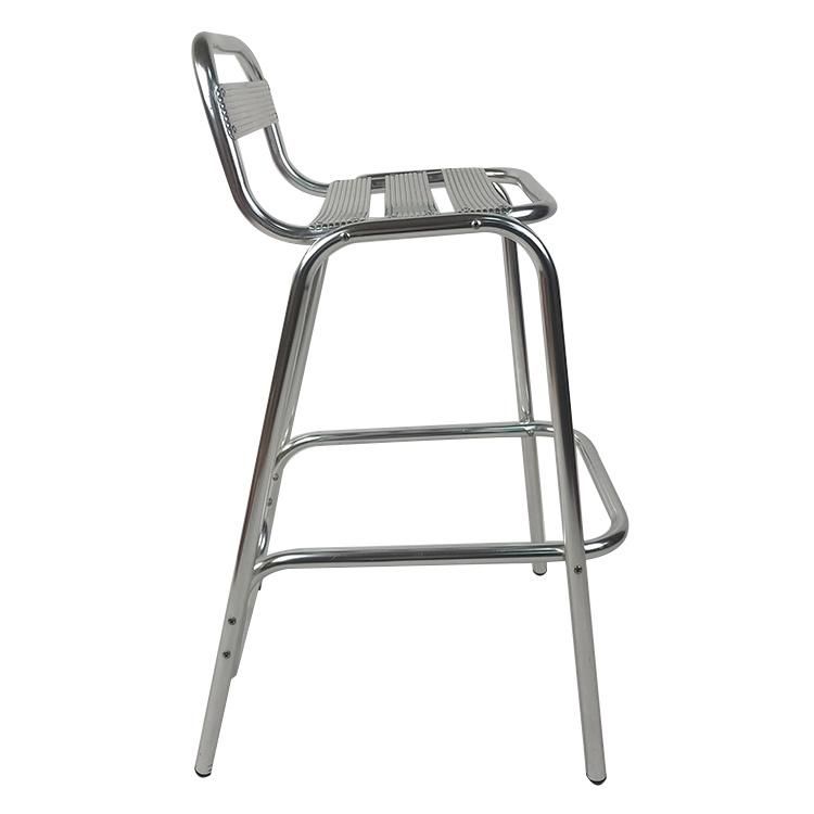 Cheap Price Outdoor Aluminum Furniture Pier Harbor Cafe Leisure Lotus Bar Chair