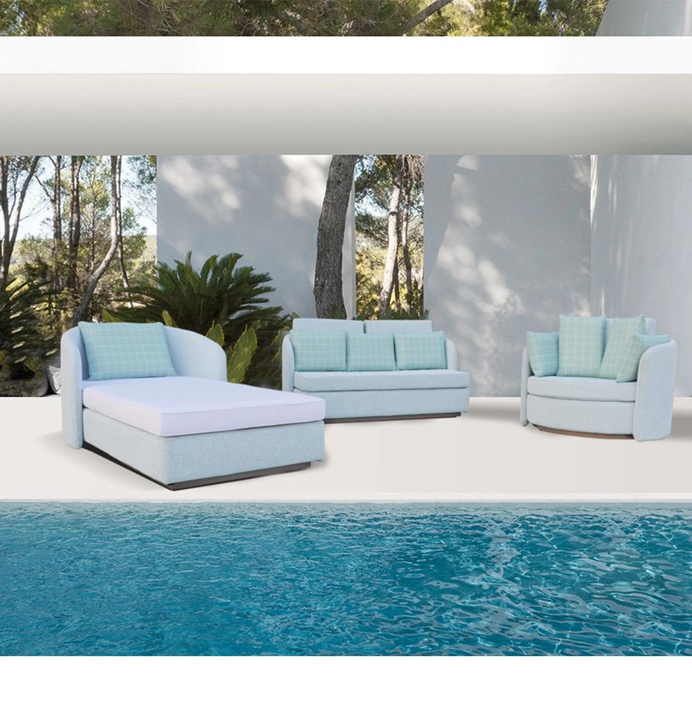 Colorful Modern OEM Foshan Sunbed Sun Garden Furniture Aluminum Chair Hot Sale