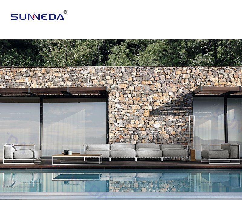 Luxury Hotel Aluminum Sofa Set Leisure Poolside Garden Outdoor Chair