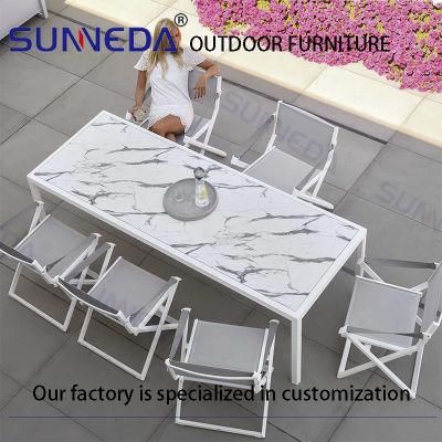 Sunneda Pool Dining Bistro Table and Chair Small Patio Outdoor Furniture