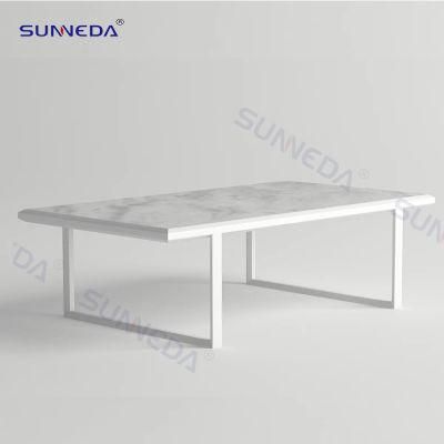 Simple Aluminum Leisure Outdoor Sofa Set Garden Coffee Table