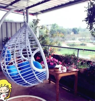 Outdoor Patio Wicker Hammock Garden Hanging Rattan Egg Swing Chair