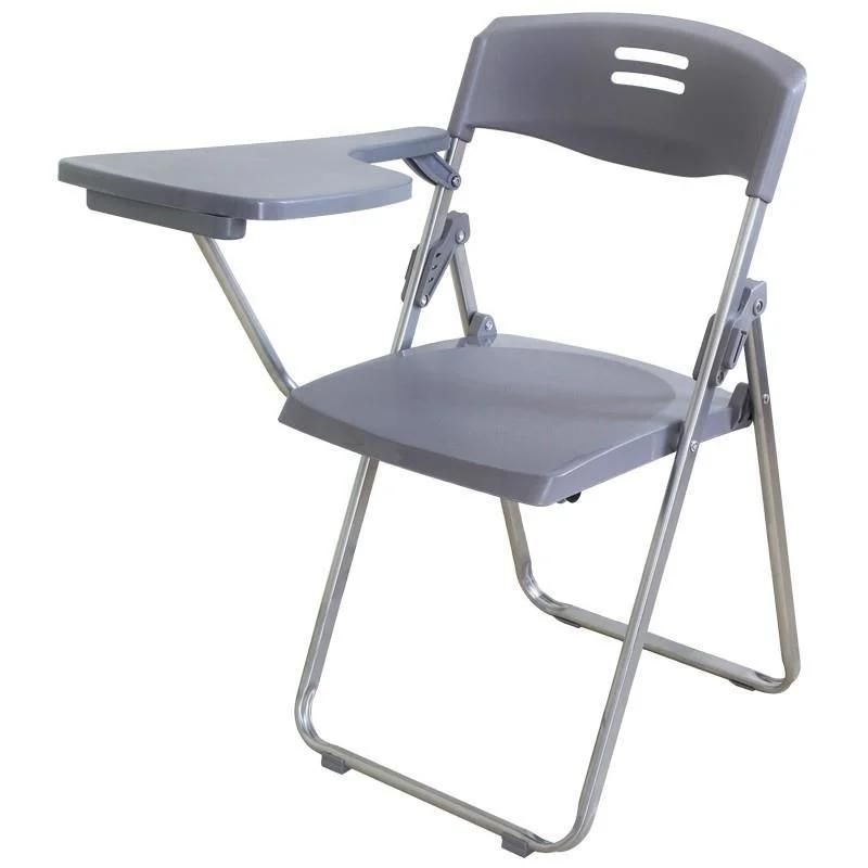 High Quality Luxury Classroom Training Writing Outdoor Stackable Folding Chair