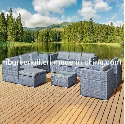 Corner Coversation Rattan Garden Furniture Wicker Outdoor Sofa Furniture