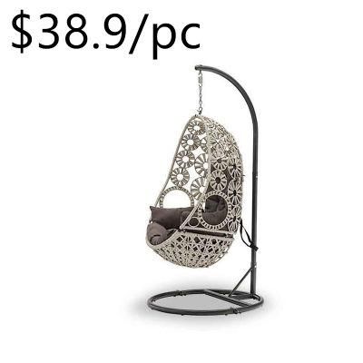 Comfortable Leisure Hanging Outdoor Garden Rattan Wicker Swing Chair