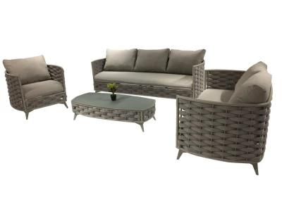 OEM ODM China Rope Sofa Set Patio Furniture Garden Balcony Outdoor