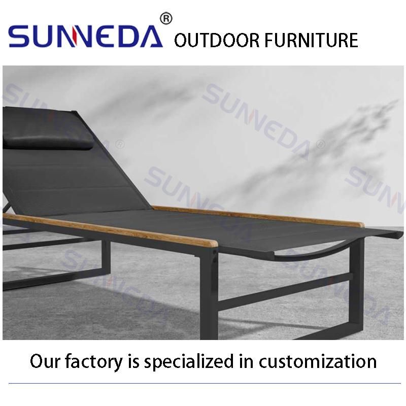 Modern Outdoor Leisure Chair Designed Luxury Sun Lounger