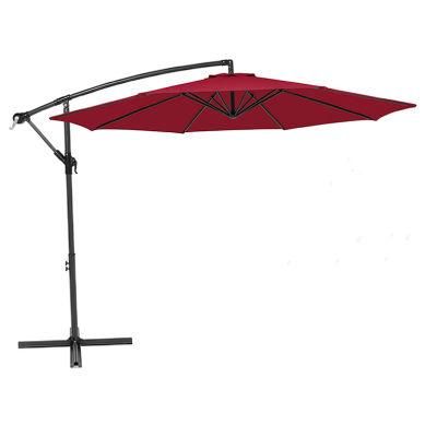 Customization Garden Furniture Outdoor Patio Parasol Leisure Banana Metal Umbrella