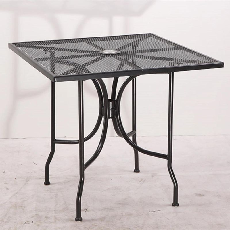 Galvanized Steel Mesh Patio Furniture Stacking Iron Wire Chair