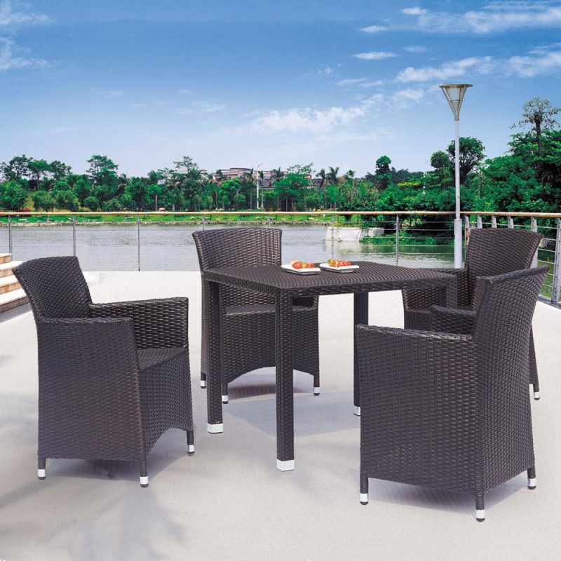 Good Price Outdoor Patio Furniture Aluminium Dining Set with Table and Chair Set