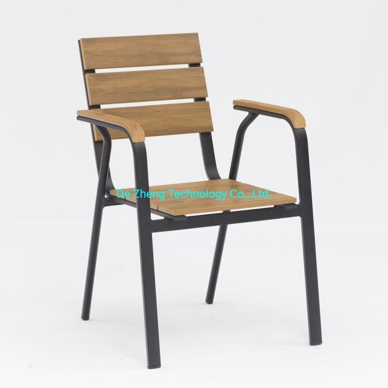 OEM Factory Polywood Coffee Modern Restaurant Dining Chair Set with Cheap Prices