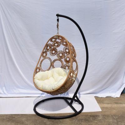 Outdoor Household Swing Chair Patio Wicker Hanging Chair for Garden Home Hotel Furniture