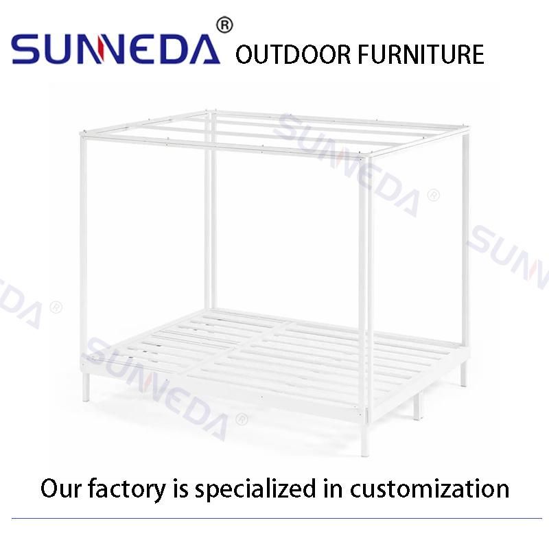 Simple Style Sunshade Sectional Sun Villa Beach Pool Lounger Set