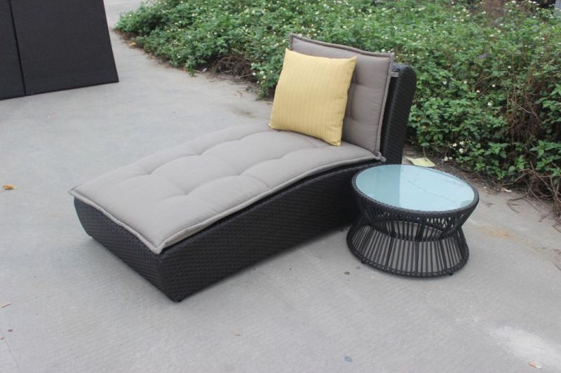PE Rattan Furniture Outdoor Patio Sofa Bed