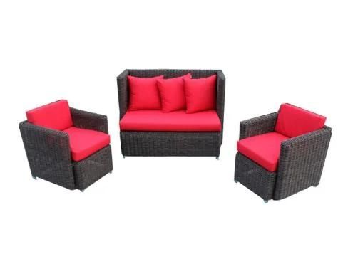 Garden Used Synthetic Rattan Sofa Bed4122