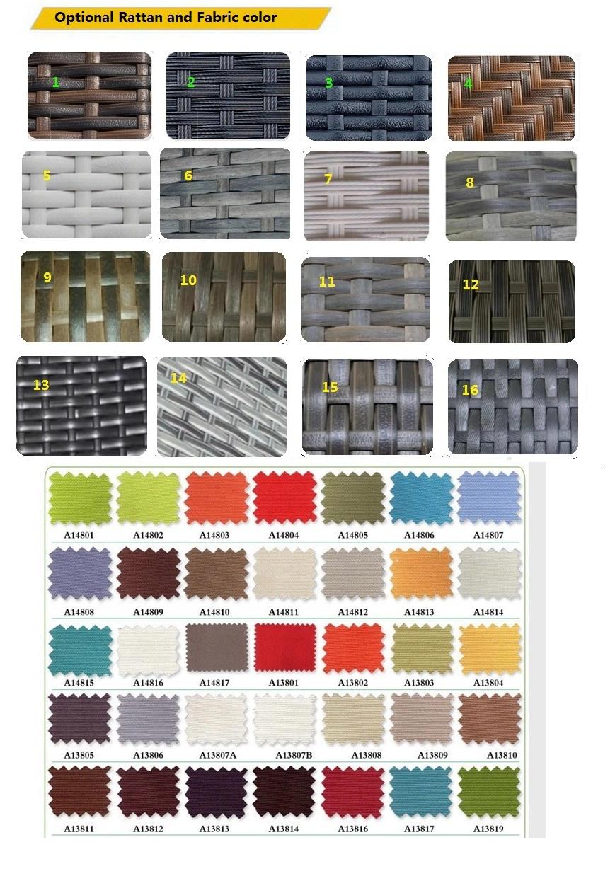 Poly Rattan & Aluminum Furniture, Outdoor Rattan Corner Sofa Furniture Set
