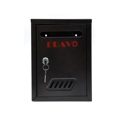 Manufacturer Modern Locking Mailbox Lettering Newspaper Box for Mails