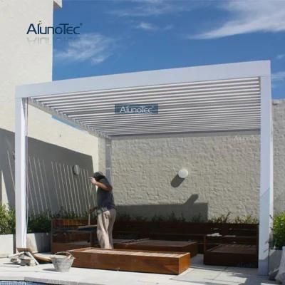 AlunoTec Customized Fashion Gazebo Modern Adjustable Folding Outdoor Pergola Automatic Waterproof Tent Canopy