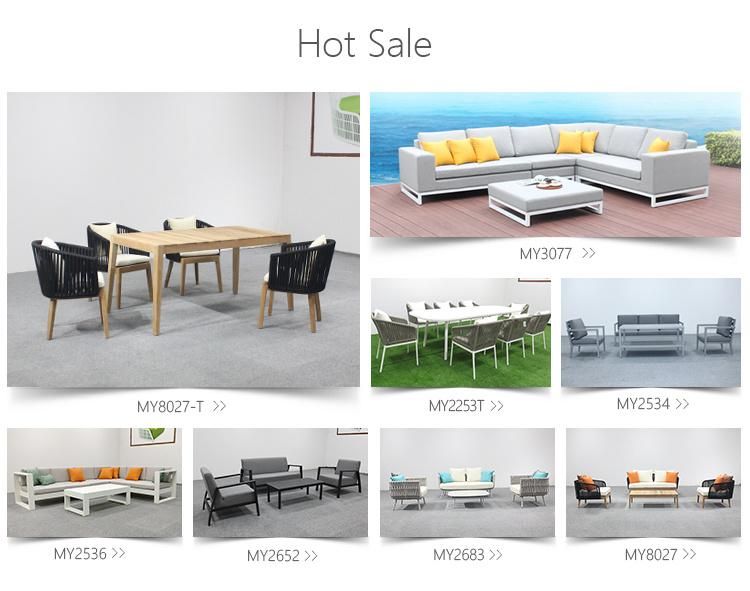 Outdoor Patio Garden Furniture Aluminum Rattan Sofa Sets