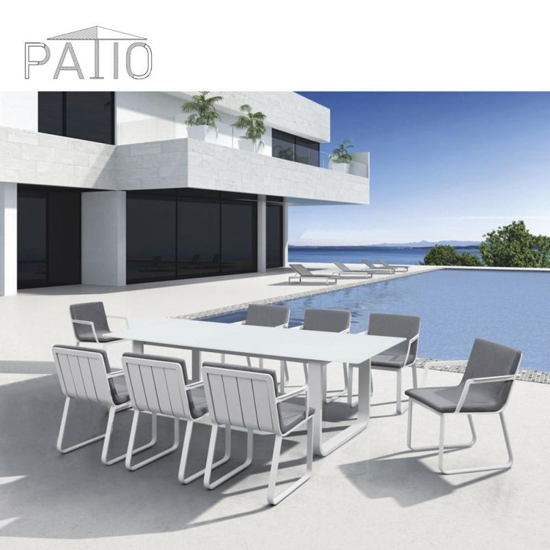 High Quality Outdoor Furniture Hot Sale Beach Aluminium Table and Chair