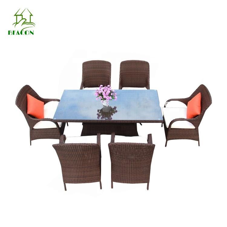 Modern French Kitchen Restaurant Dining Aluminum Outdoor Garden Dining Set