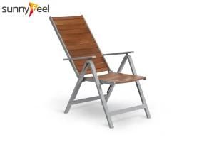 Outdoor Garden Furniture Solid Wood Aluminum Portable Chair