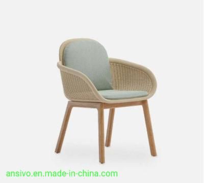 Nordic Outdoor Designer Outdoor Rattan Dining Chair Balcony Table and Chair Garden Courtyard Table and Chair Lounge Chair