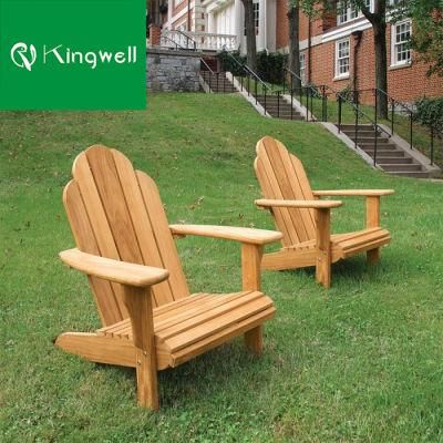 Balcony Teak Wood Adirondack Frog Chair with En-851 Certification